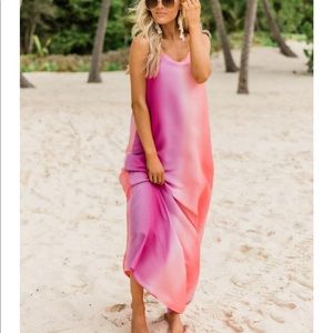 Ombré maxi dress - worn once for this pic only